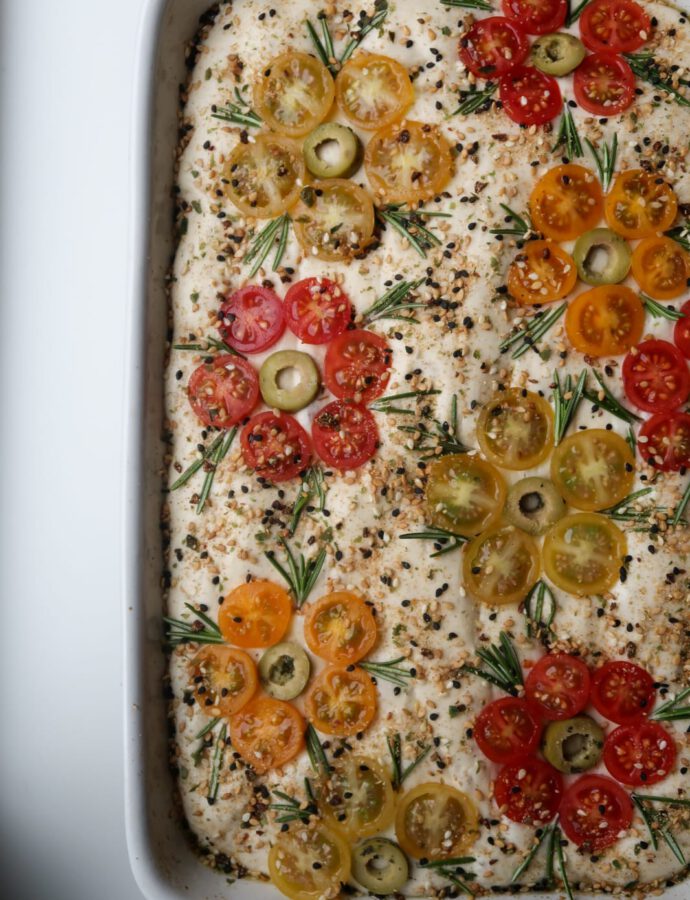 Bloemen Focaccia