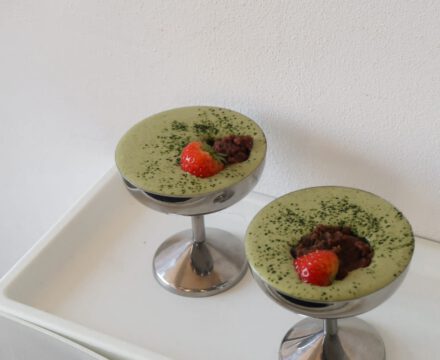 Matcha Mousse met Anko