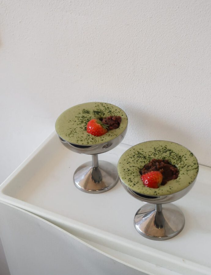 Matcha Mousse met Anko